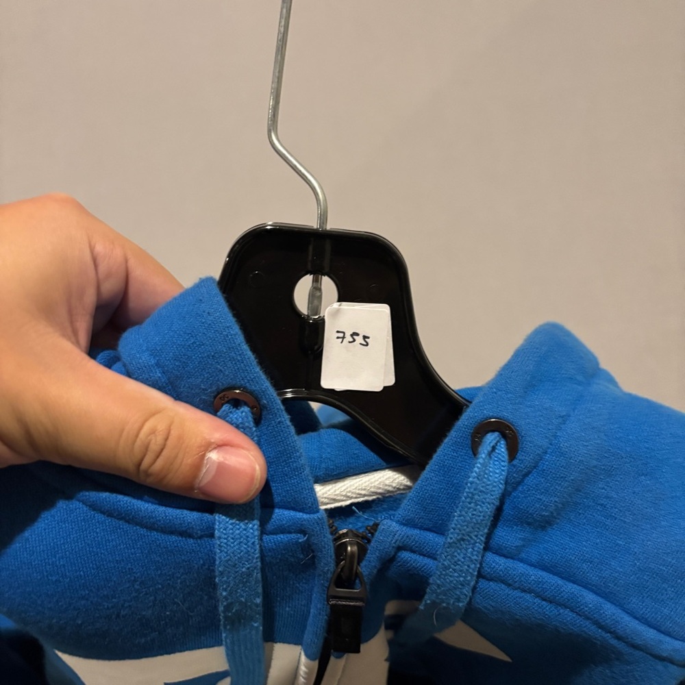 DC Shoes Ken Block Monster Hoodie Blue Y2K Skateboard Full Zip Fall Size Medium - Picture 9 of 9